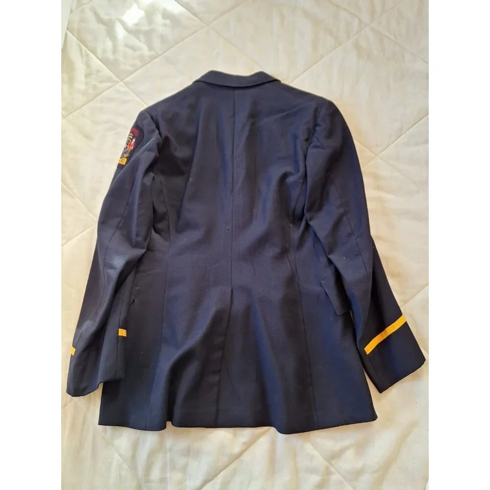 Vintage Wisconsin American Legion Uniform Jacket Patches Buttons Navy Blue - Picture 6 of 10